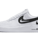 07 FM Cut Out Swoosh White Black