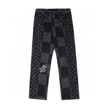 Louis Vuitton LV Patchwork Monogram Denim Pants