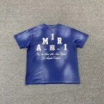 T-shirt Amiri Vintage Collegiate Blue - Image 2