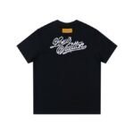 T-shirt Louis Vuitton Black White Logo - Image 2