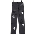 Pants Chrome Hearts Jeans Cross Patches CH135 - Image 2