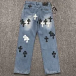 Pants Chrome Hearts Jeans Cross CH136 - Image 2