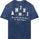 T-shirt Amiri Vintage Collegiate Blue