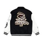 Jacket Louis Vuitton LV Black White Patches - Image 2