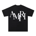 Amiri Logo Black/White T-Shirt AM003 - Image 2