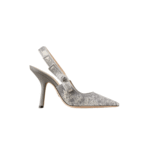 DECOLLETÈ SLINGBACK TOILE DE JOUY REVERSE GRIGIO