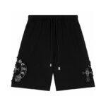 Shorts Chrome Hearts Black Cross Patch CH031