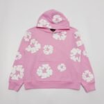 Hoodie Denim Tears The Cotton Wreath Pink - Image 2