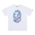 T-shirt BAPE Color Camo Ape Head White BP007
