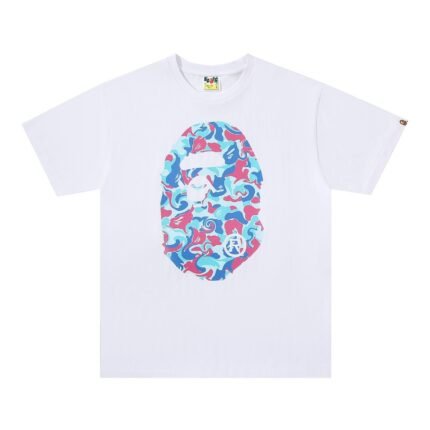 T-shirt BAPE Color Camo Ape Head White BP007