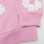 Hoodie Denim Tears The Cotton Wreath Pink - Image 4