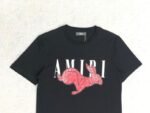 T-shirt Amiri Rabbit Logo Black - Image 2