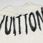 T-shirt Louis Vuitton Brushstroke Logo White - Image 4