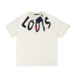 T-shirt Louis Vuitton Brushstroke Logo White
