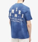 T-shirt Amiri Vintage Collegiate Blue - Image 3