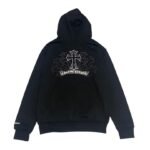 Hoodie Chrome Hearts Cross Zip Black CH064 - Image 2