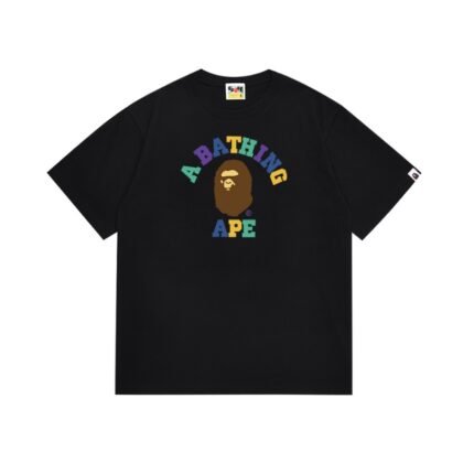 T-shirt BAPE Multicolor Ape Head Black BP058