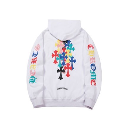 Hoodie Chrome Hearts Colorful Crosses Design CH076