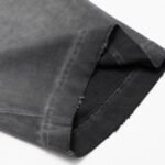 T-shirt Chrome Hearts Distressed Horseshoe Grey Logo - Image 8