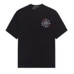 T-shirt Chrome Hearts Multicolor Cross Wreath Black