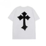 T-shirt Chrome Hearts Large Cross White Logo - Image 2