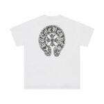 T-shirt Chrome Hearts Horseshoe White Logo - Image 2