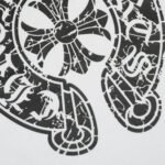 T-shirt Chrome Hearts Horseshoe White Logo - Image 7