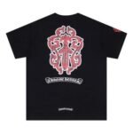 T-shirt Chrome Hearts Red Cross Crest Black - Image 2