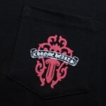 T-shirt Chrome Hearts Red Cross Crest Black - Image 11