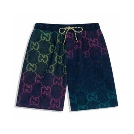 Shorts Gucci Multicolor GG Denim