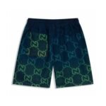 Shorts Gucci Multicolor GG Denim - Image 2