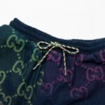 Shorts Gucci Multicolor GG Denim - Image 4