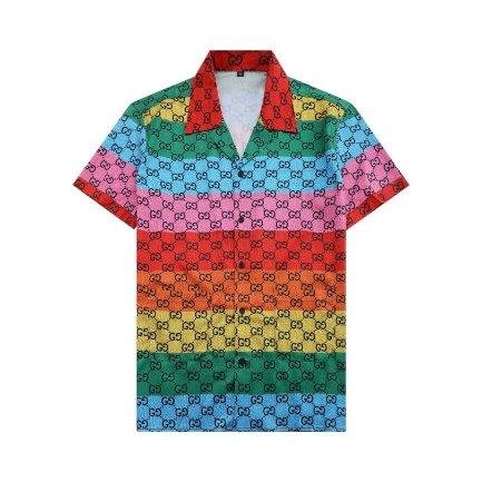 IMG10095 Shirt Gucci Rainbow Monogram - Image 1
