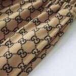 Pants Gucci Monogram Wide-Leg Beige - Image 7