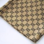 Pants Gucci Monogram Wide-Leg Beige - Image 8