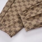 Pants Gucci GG Beige Drawstring Joggers - Image 8