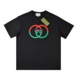 T-shirt Gucci Interlocking Logo Black