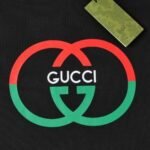 T-shirt Gucci Interlocking Logo Black - Image 5