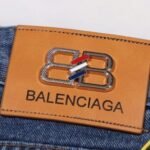 Jeans Balenciaga BB Logo Blue - Image 4