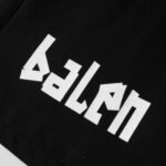 Shorts Balenciaga Balen Ciaga Print Black - Image 5