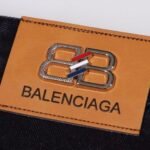 Jeans Balenciaga BB Logo Black - Image 6