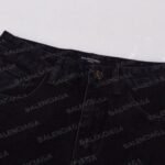 Jeans Balenciaga Monogram Black - Image 4