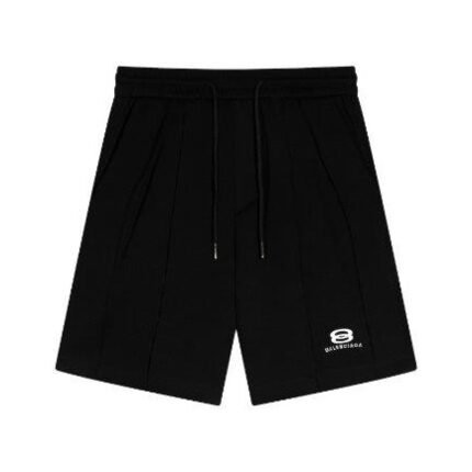 Shorts Balenciaga Logo Black