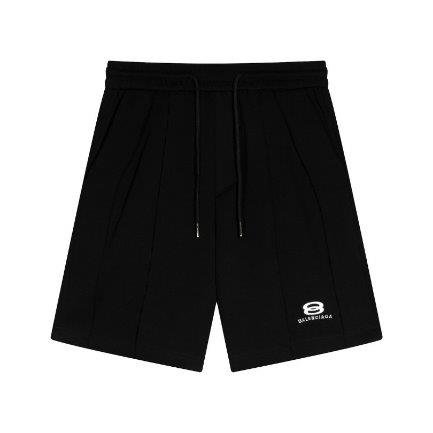 IMG10249 Shorts Balenciaga Logo Black - Image 1