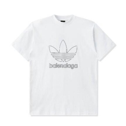 T-shirt Balenciaga x Adidas Trefoil Logo White