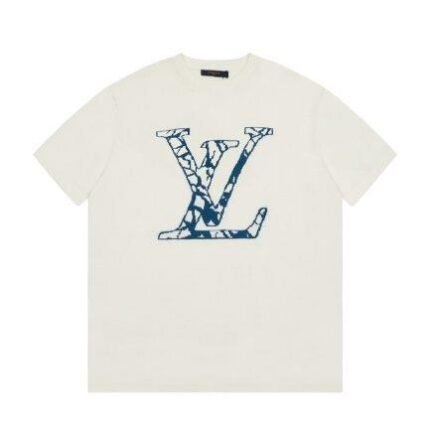 T-shirt Louis Vuitton Cracked Monogram Ivory