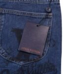 Jeans Louis Vuitton Blue Monogram Pocket Denim - Image 7