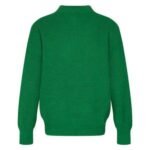 Sweater Louis Vuitton Green Knit Zip-Up - Image 2
