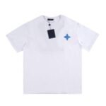 T-shirt Louis Vuitton Blue LV Logo White
