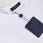 T-shirt Louis Vuitton Blue LV Logo White - Image 5